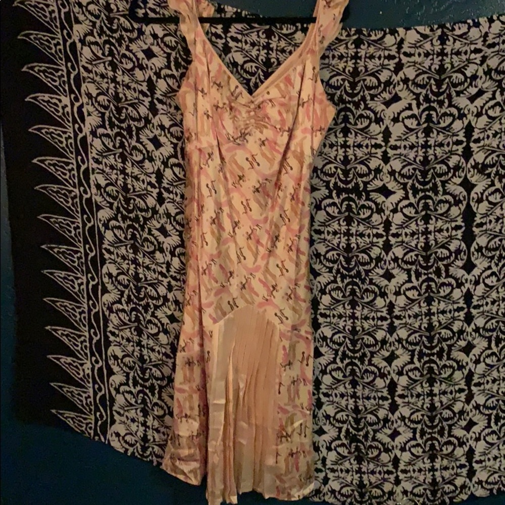 Laundry by Shelli Segal dress silk flapper artdeco